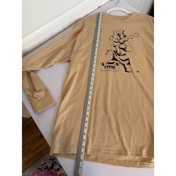 RTIC Outdoors Men's XL Mountain Time Long Sleeve Crewneck T Shirt Bear Camping - Picture 7 of 9